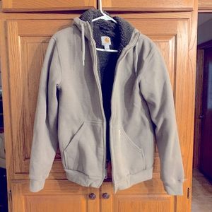 Carhartt zip up hooded sweatshirt